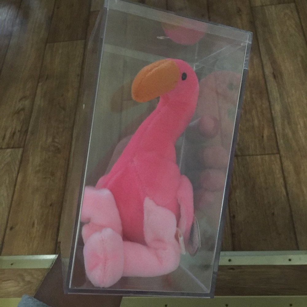 flamingo beanie baby